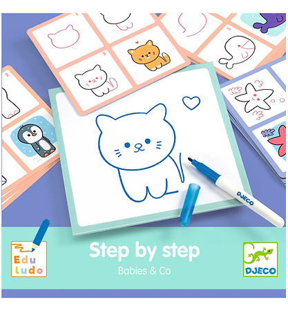 Djeco Tegnesæt - Step By Step