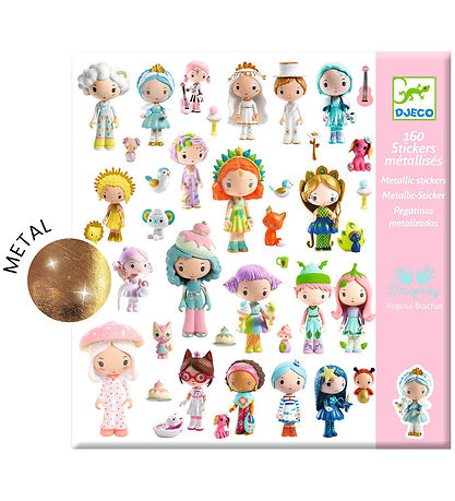 Djeco Klistermærker - 160 stk - The Little World Of Tinyly