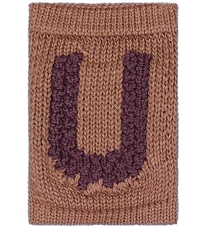 Smallstuff Strikket Bogstav - U - Rosa Alfabet
