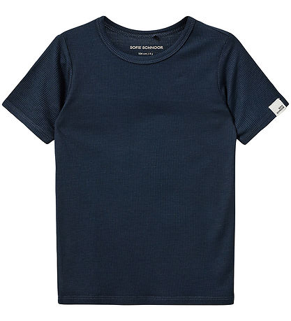 Sofie Schnoor T-Shirt - Rib - PiperSK - Navy Blue