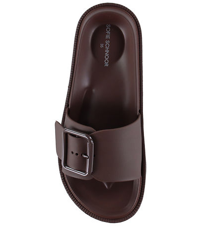 Sofie Schnoor Badesandaler - Annsy - Dark Brown