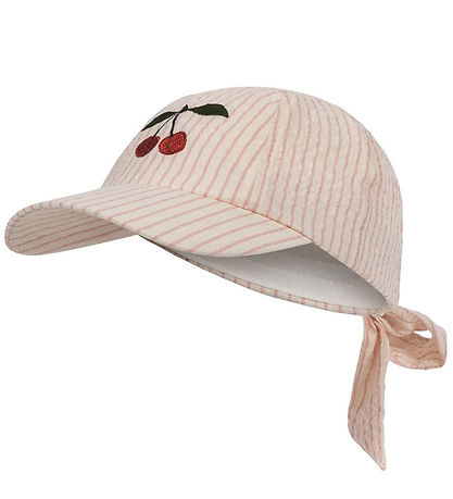 Konges Sløjd Kasket - Ellie Bow - Peony Stripe