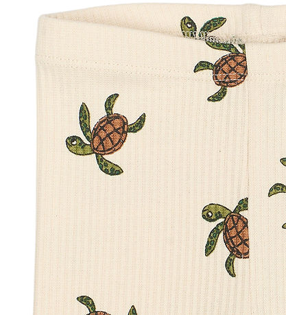 The New Siblings Leggings - Rib - TnsbOwen - White Swan m. Skild