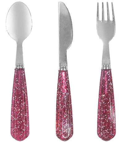 Konges Sløjd Glimmerbestik - 3 Dele - Sparkling Sangria