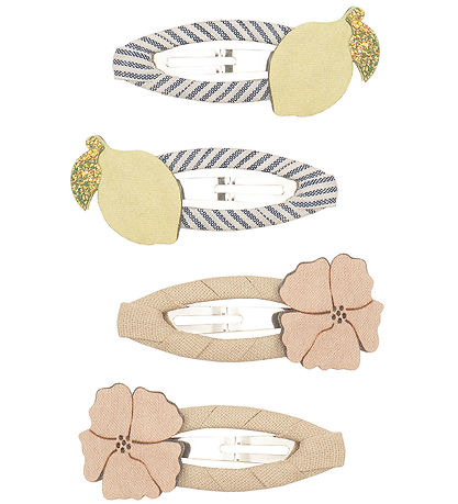 Mimi & Lula Hårspænder - 4-pak - 5 cm - Lemon Blossom Amalfi