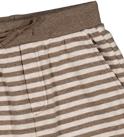 MarMar Shorts - Pelon S - Brown Stripe Melange