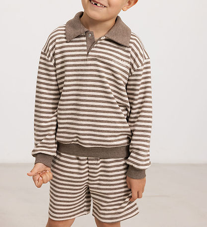 MarMar Shorts - Pelon S - Brown Stripe Melange