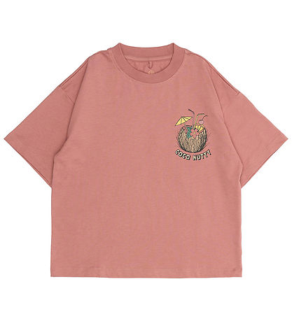 The New T-shirt - TnOleen - Old Rose m. print
