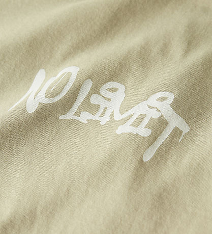 LMTD T-Shirt - NlmLucky - Peyote/White print
