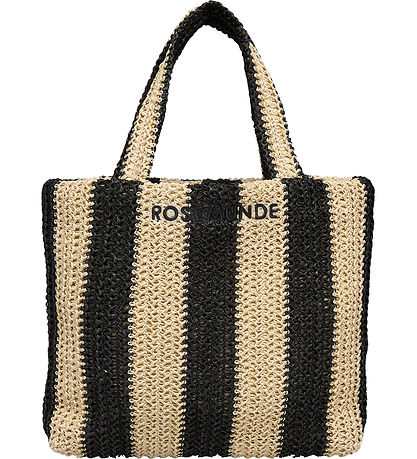 Rosemunde Taske - Hand Bag - Solid Nature/Black Stripe