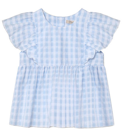Fliink Bluse - Pari - Dream Blue Check