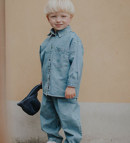 Fliink Skjorte - Don - Light Denim Blue