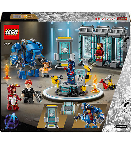 LEGO® Marvel - Iron Mans Laboratorium: Dragtgalleriet 76315 - 38
