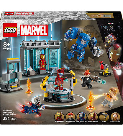 LEGO® Marvel - Iron Mans Laboratorium: Dragtgalleriet 76315 - 38