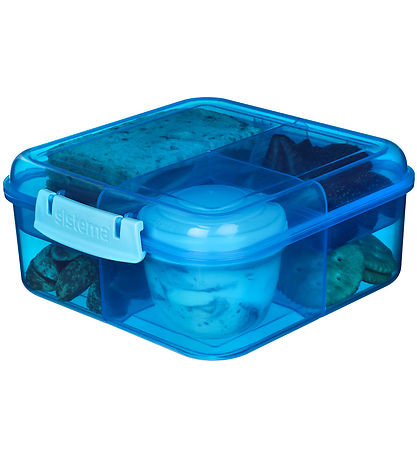 Sistema Madkasse - 1,25 L - Bento Cube - Blå