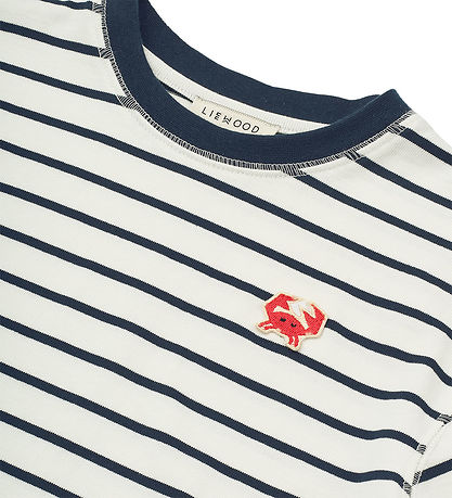 Liewood T-shirt - Tyler - Stipes Classic Navy