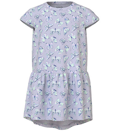 Name It Kjole - NmfVigga - Noos - Purple Heather/Butterflies