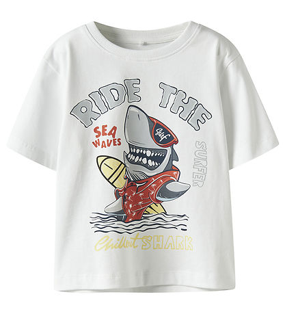 Name It T-shirt - NmmVanyo - Bright White/Ride