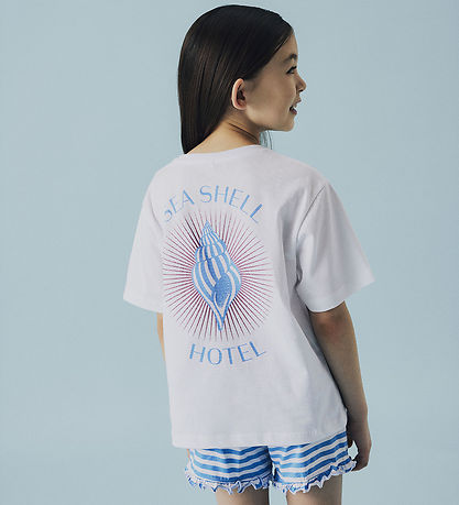 Name It T-shirt - NkfJassa - Lucent White
