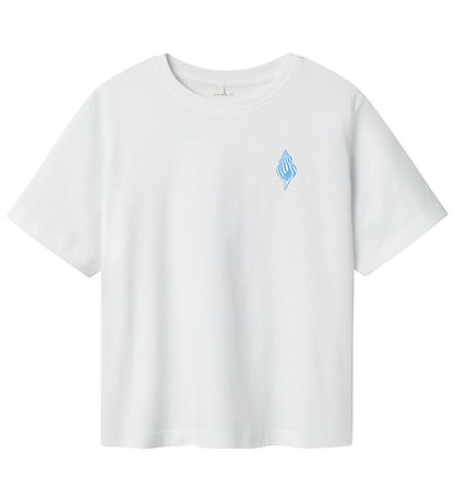 Name It T-shirt - NkfJassa - Lucent White