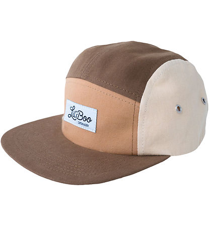 Lil' Boo Copenhagen Kasket - Block Brown 5-Panel - Brun