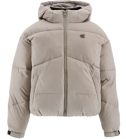 Calvin Klein Dynejakke - Short Puffer - Mourning Dove Grey