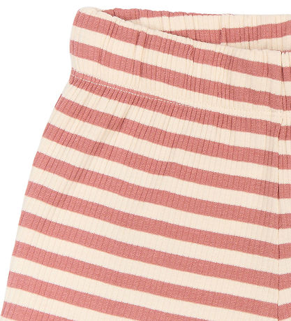 The New Siblings Shorts - TnstFro - Rib - Old Rose Striped