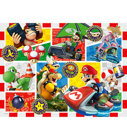 Ravensburger Puslespil - 150 Brikker - Mario Kart