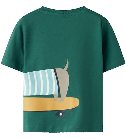 Name it T-shirt - NmmHelge - Deep Jungle