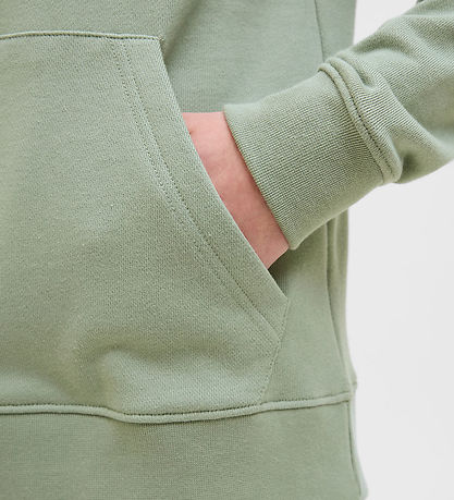 Jack & Jones Hættetrøje - JjBeau - Iceberg Green