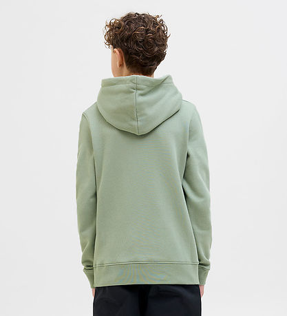 Jack & Jones Hættetrøje - JjBeau - Iceberg Green