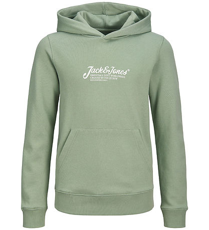 Jack & Jones Hættetrøje - JjBeau - Iceberg Green