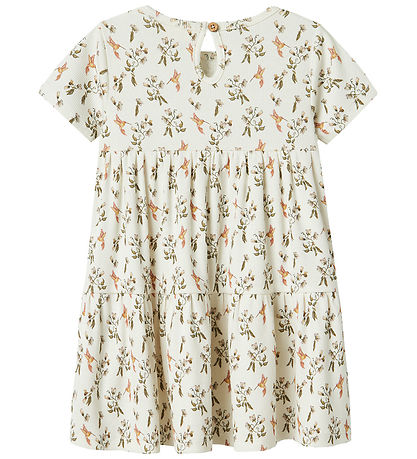 Lil Atelier Kjole - NmfLavo - Coconut Milk/Humming Bird