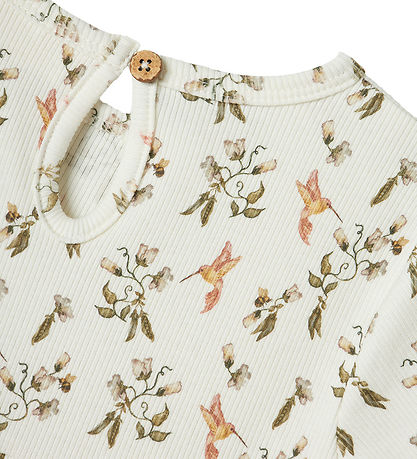 Lil Atelier Kjole - NmfLavo - Coconut Milk/Humming Bird