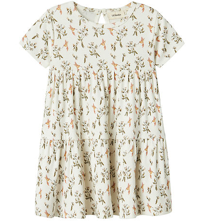 Lil Atelier Kjole - NmfLavo - Coconut Milk/Humming Bird