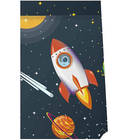 Decorata Party Slikpose - 4-pak - Rocket Space