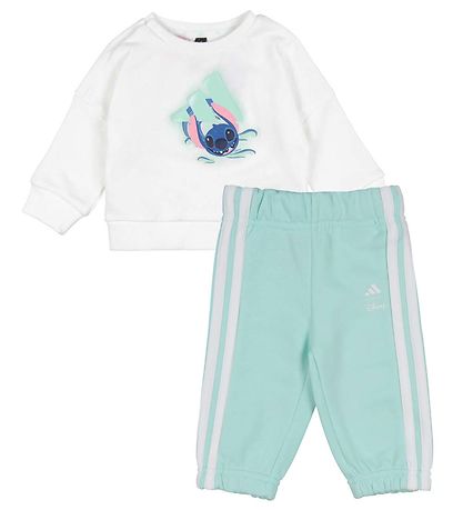 adidas Performance Sweatsæt - I DY LS JOG - WHITE/SEFLAQ