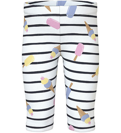Name It Leggings - NmfVivian - Bright White/Ice