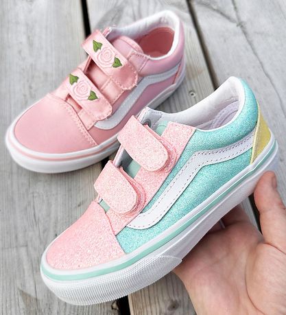 Vans Sko - Old Skool - Pink/True White