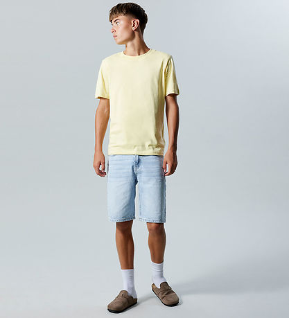 LMTD Shorts - NlnKim - Light Blue Denim