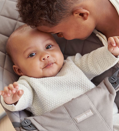 BabyBjørn Skråstol - Bliss - Classic Quiltet - Sandgrå