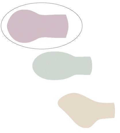 Bibs Colour sutter - Str. 2 - 2-pak - Rund - Planet Nusa - Vanil