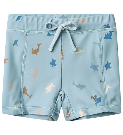 Wheat Badebukser - Ulrik - UV40+ - Soft Blue Sea Life