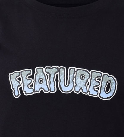 Hound T-shirt - Black - m. Print