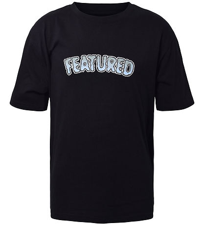 Hound T-shirt - Black - m. Print