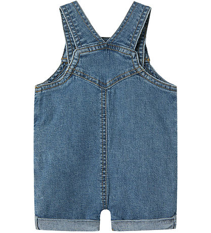 Name It Smækbukser - Hør/Bomuld - NbmLou - Mørkeblå Denim