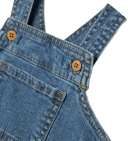 Name It Smækbukser - Hør/Bomuld - NbmLou - Mørkeblå Denim