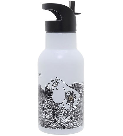 Rätt Start Termoflaske - Mumi - Rustfrit Stål - 340 ml - Graphit