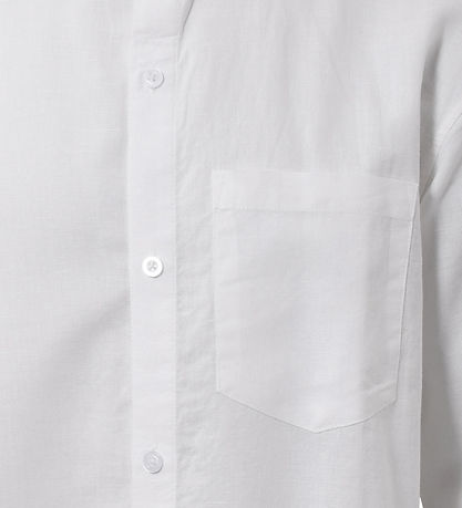 Hound Skjorte - Linen Blend - Hvid