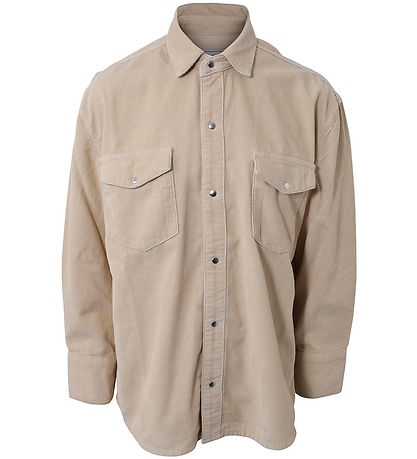 Hound Skjorte - Corduroy Shirt - Sand